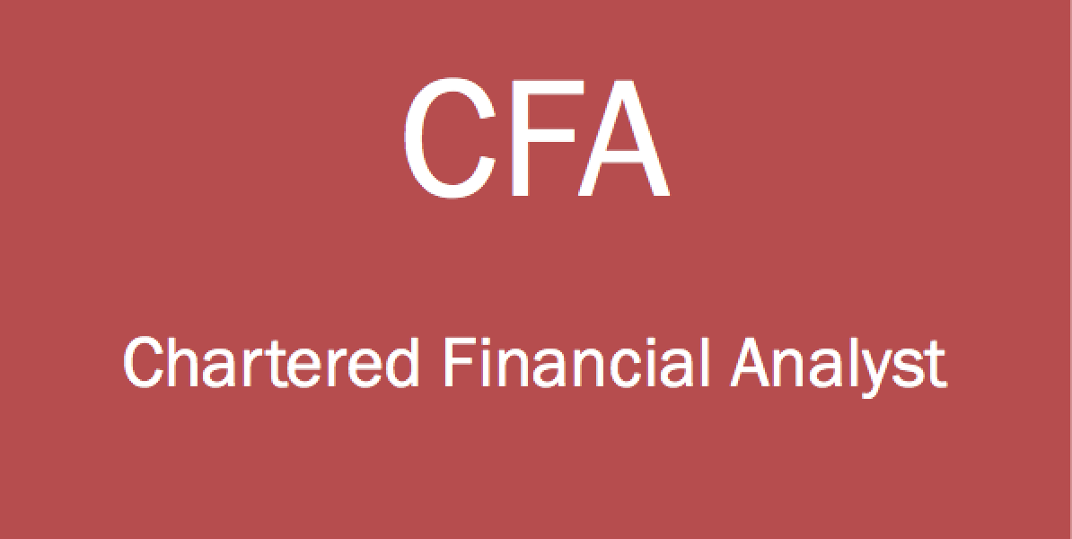 chartered financial analyst